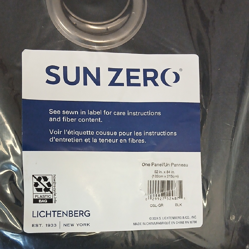 Sun Zero Blackout Curtain Panel
